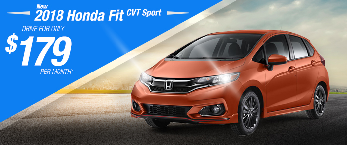 New 2018 Honda Fit CVT Sport