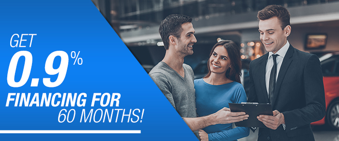 Get 0.9% Financing to 60 Months!