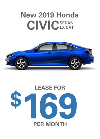 New 2019 Honda Civic Sedan LX CVT