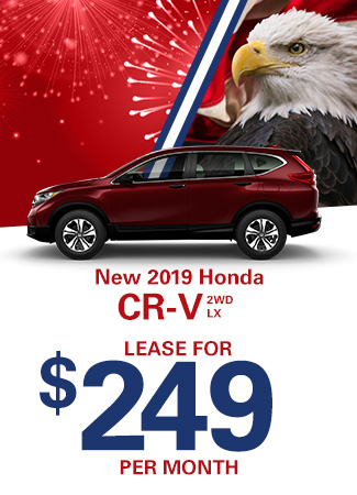 New 2019 Honda CR-V 2WD LX | $249/mo.