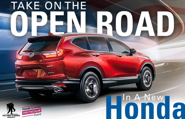 Take On The Open Road In A New Honda