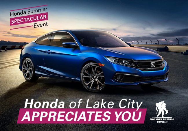 Honda of Lake City Appreciates You