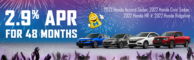special offers on select Honda