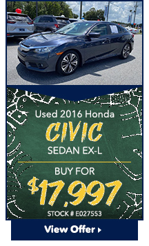 Used 2016 Honda Civic Sedan EX-L