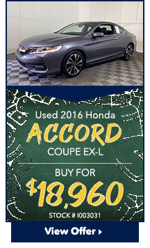 Used 2016 Honda Accord Coupe EX-L
