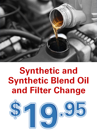 Synthetic and Synthetic Blend Oil and Filter Change