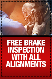 Free Brake Inspection With All Alignment