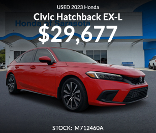 Civic hatchback offer