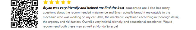 5 star review of dealership