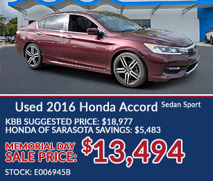 pre-owned Accord Sedan