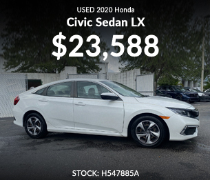 Used 2020 Honda Civic Sedan LX