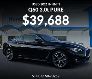 Used 2021 INFINITI Q60 3.0t PURE