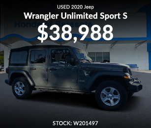 Used Jeep Wrangler Unlimited Sport