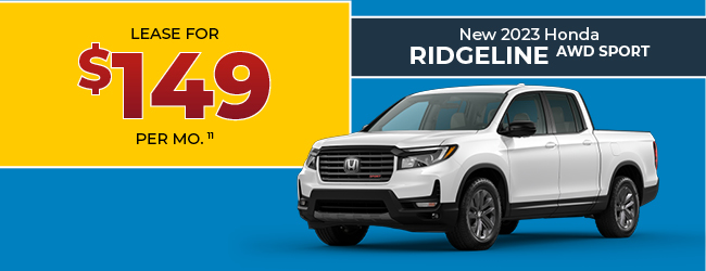 New 2023 Honda Ridgeline