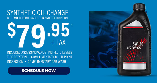Synthetic oil change special