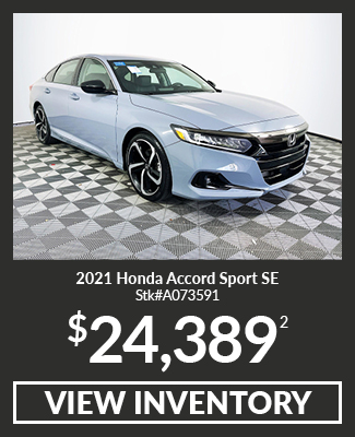 2021	Honda	Accord	Sport SE Offer