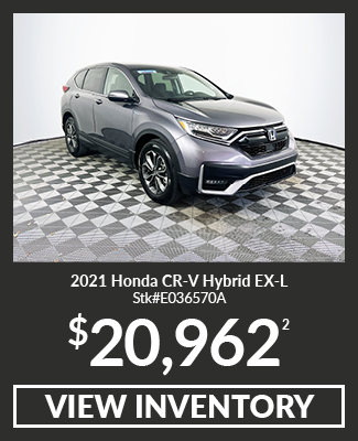 Certified Pre-Owned 2021 Honda CR-V Hybrid EX-L