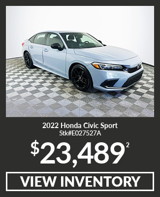 Certified Pre-Owned 2022 Honda Civic Sport