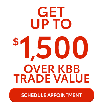 up to $1,500 over KBB Trade value