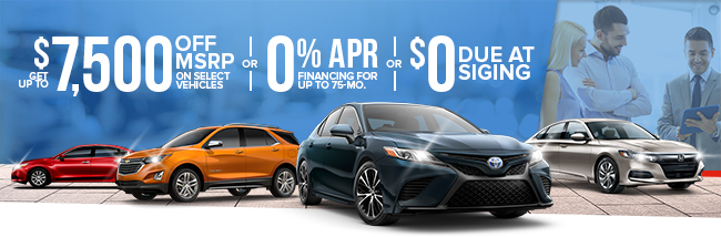 Exclusive Drive Your Way Sales Event Offers