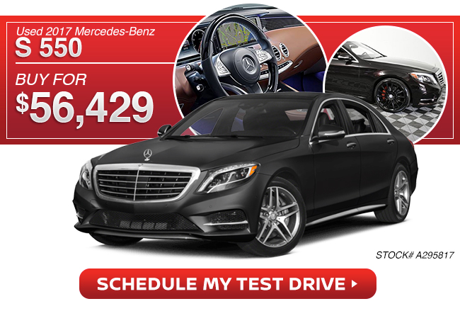 Used 2017 Mercedes-Benz S 550