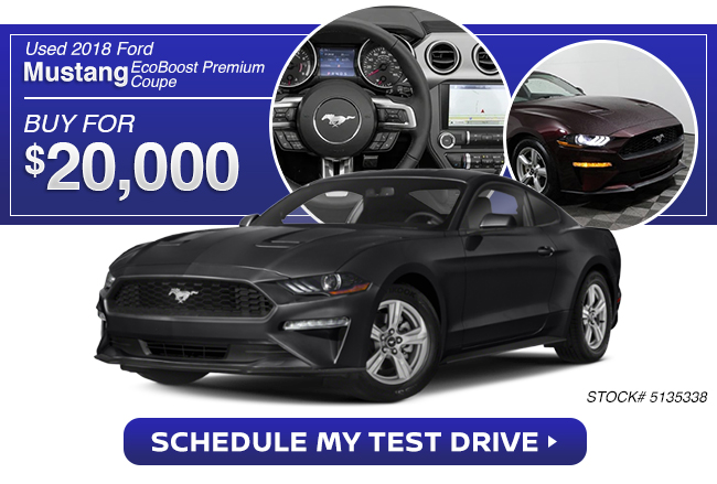 Used 2018 Ford Mustang EcoBoost Premium Coupe