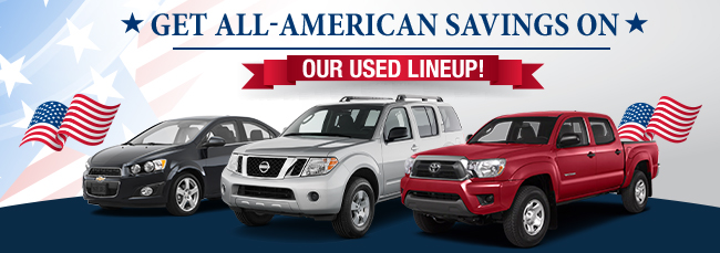 Get All-American Savings on our used lineup