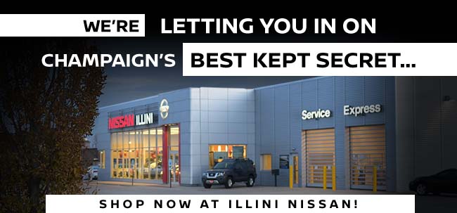 front of Illini Nissan dealership building
