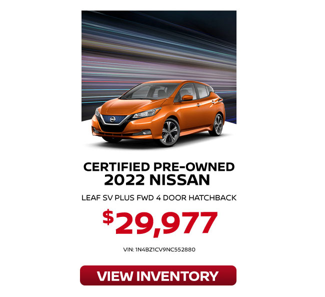 certified pre-owned Nissans for sale