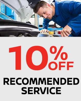 10% OFF RECOMMENDED SERVICE