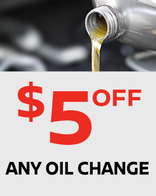 $5 OFF ANY OIL CHANGE 