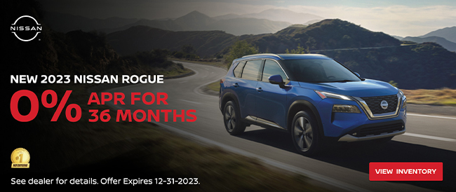 New 2023 Nissan Rogue 0 APR for 36 months