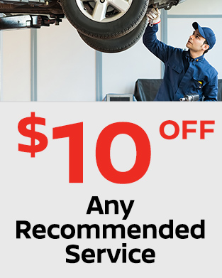 $10 off Any Recommended Service