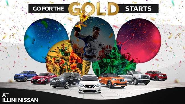 Go For The Gold Starts At Illini Nissan