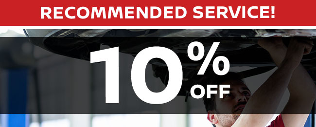 10% Off Recommended Service!