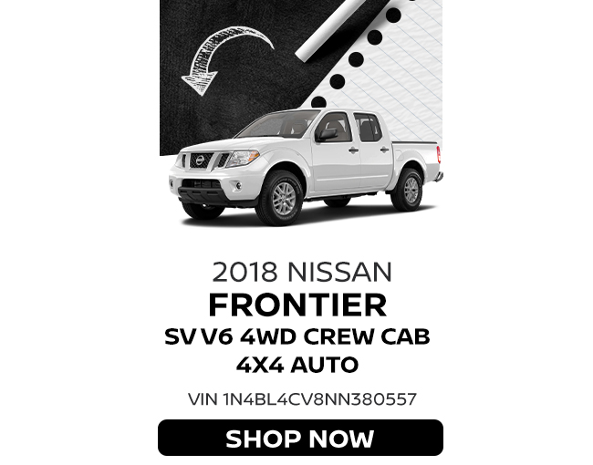 2018 NISSAN Frontier SV V6 4WD Crew Cab 4x4 Auto