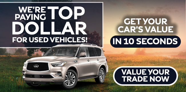 We're paying top dollar for used vehicles - value your trade