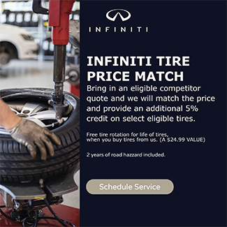 Infiniti Tire Price match