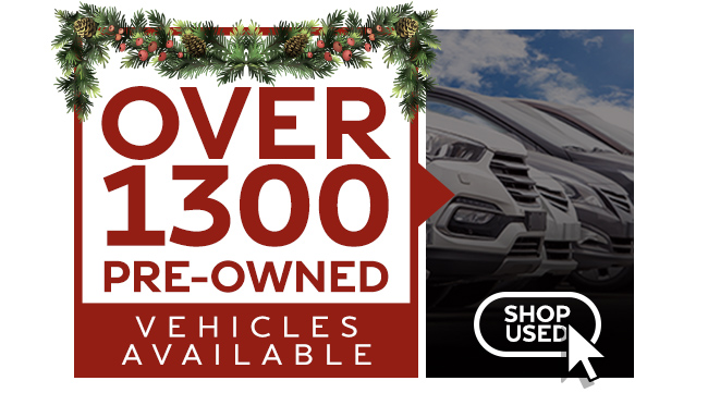 Over 1300 pre-owned vehicles available