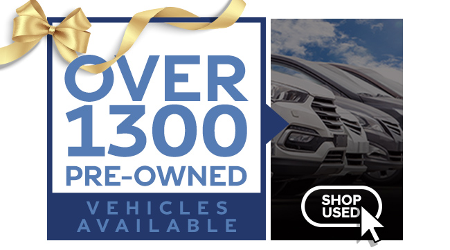 Over 1300 pre-owned vehicles available