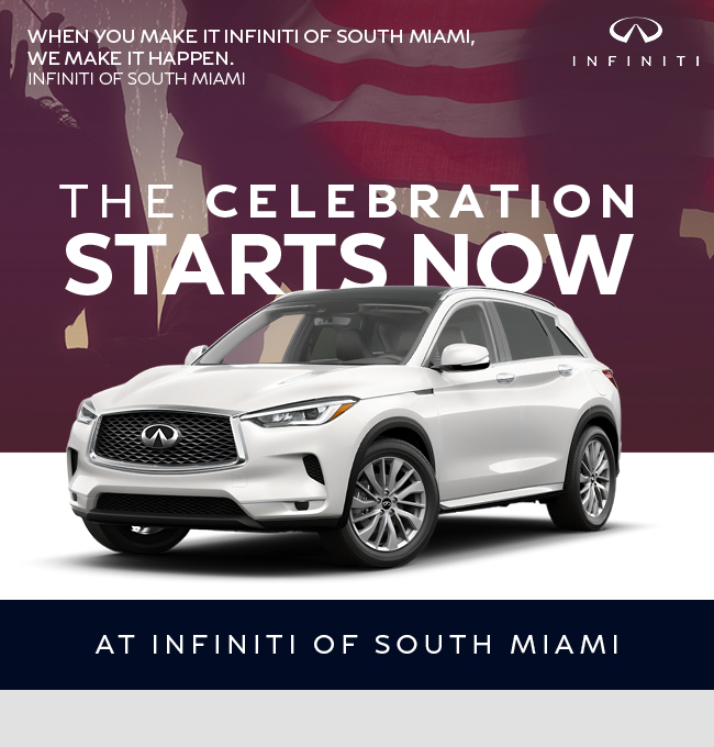 The celebration starts now at INFINITI of South Miami