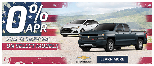 0% APR for 60 Months on select models