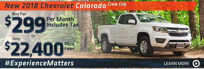 New 2018 Chevrolet Colorado Crew Cab
