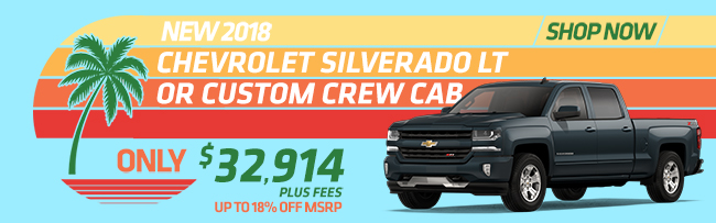 New 2018 Chevrolet Silverado Crew LTZ