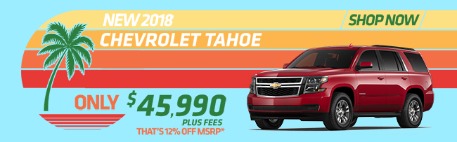 New 2018 Chevrolet Tahoe