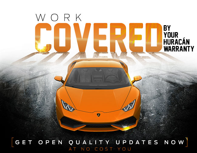 Work Covered By Your Huracan Warranty