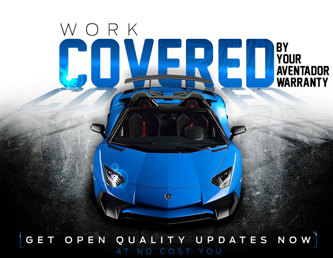 Work Covered By Your Aventador Warranty