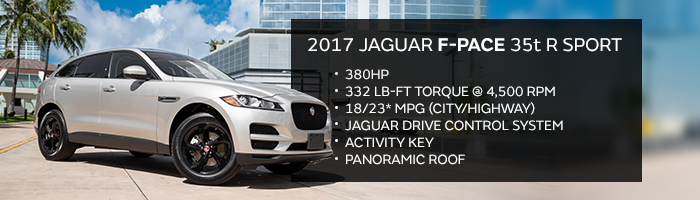 2017 Jaguar F-PACE S