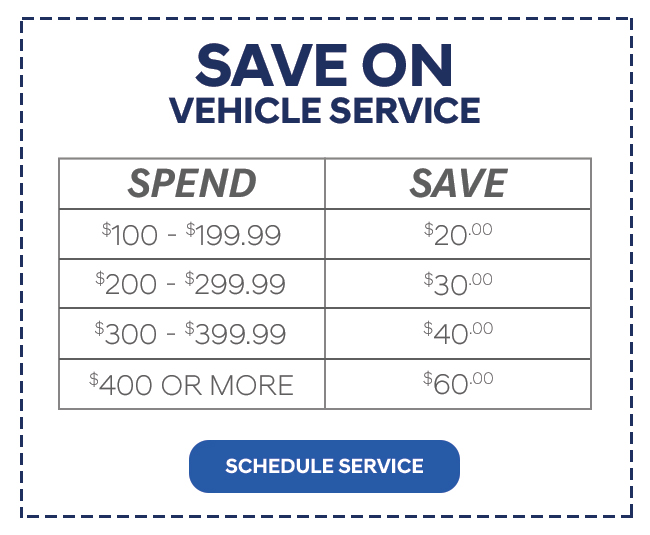 Save on Vehicle Service