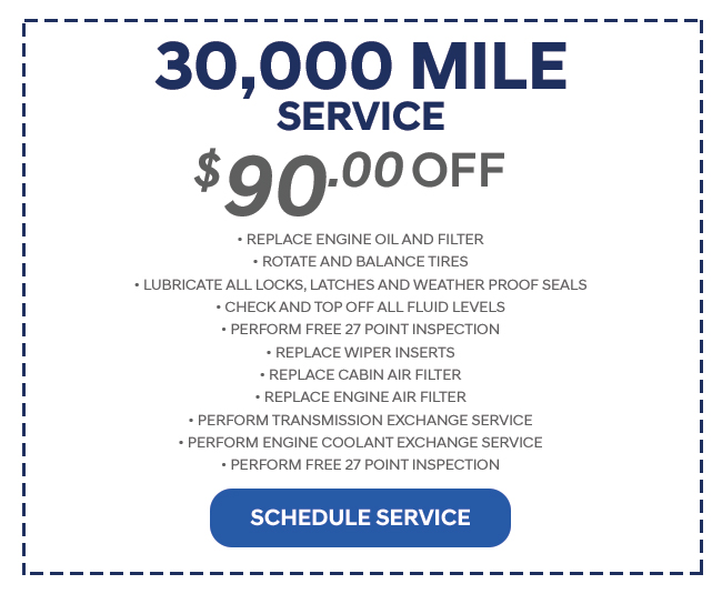 30,000-Mile Service
